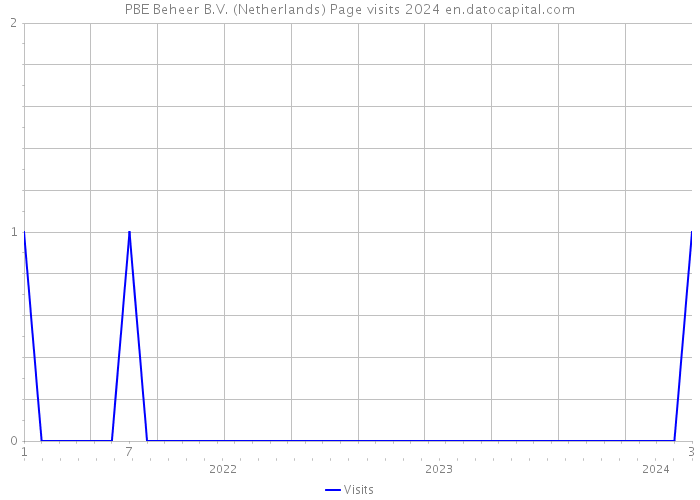 PBE Beheer B.V. (Netherlands) Page visits 2024 