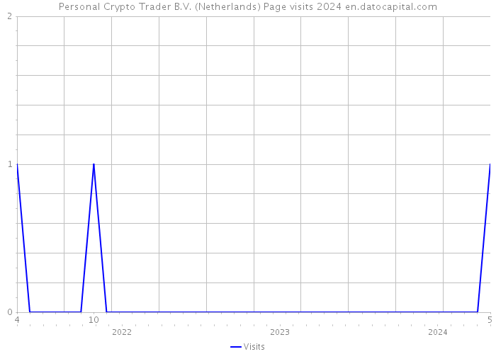 Personal Crypto Trader B.V. (Netherlands) Page visits 2024 
