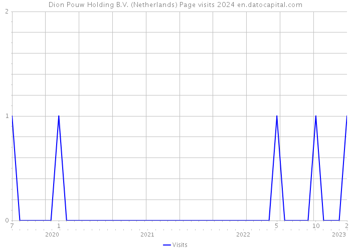 Dion Pouw Holding B.V. (Netherlands) Page visits 2024 