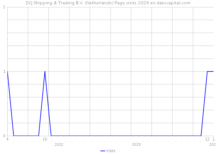 DQ Shipping & Trading B.V. (Netherlands) Page visits 2024 