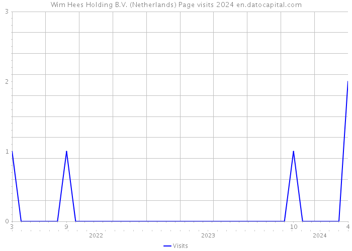 Wim Hees Holding B.V. (Netherlands) Page visits 2024 