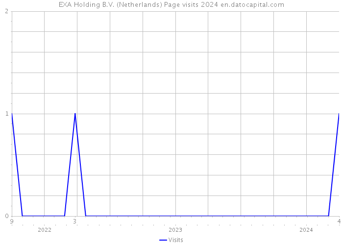 EXA Holding B.V. (Netherlands) Page visits 2024 