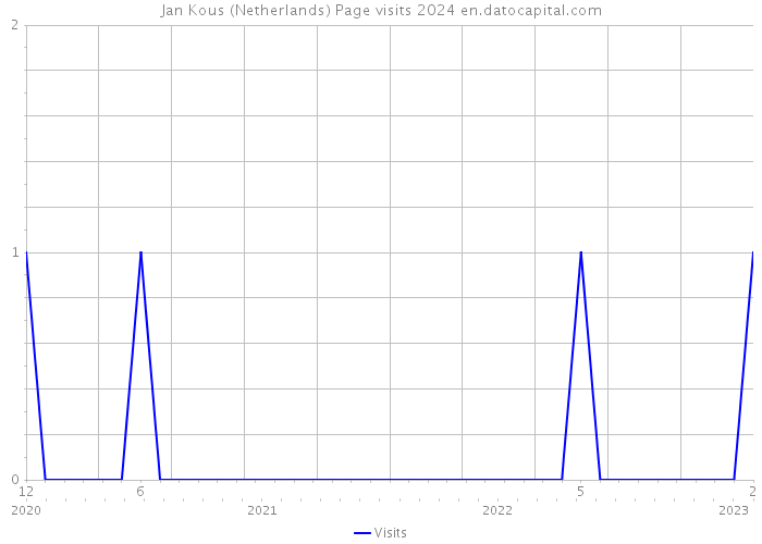 Jan Kous (Netherlands) Page visits 2024 