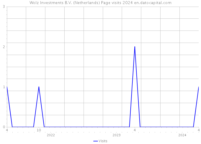 Wolz Investments B.V. (Netherlands) Page visits 2024 