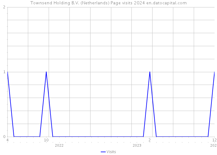 Townsend Holding B.V. (Netherlands) Page visits 2024 