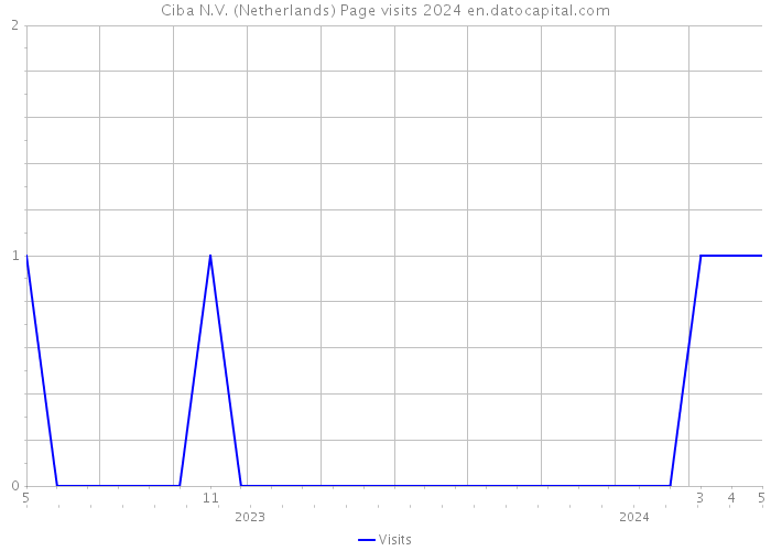 Ciba N.V. (Netherlands) Page visits 2024 