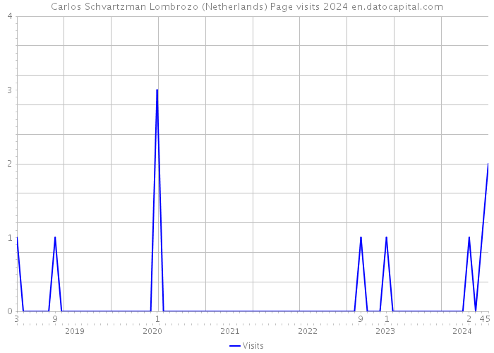 Carlos Schvartzman Lombrozo (Netherlands) Page visits 2024 