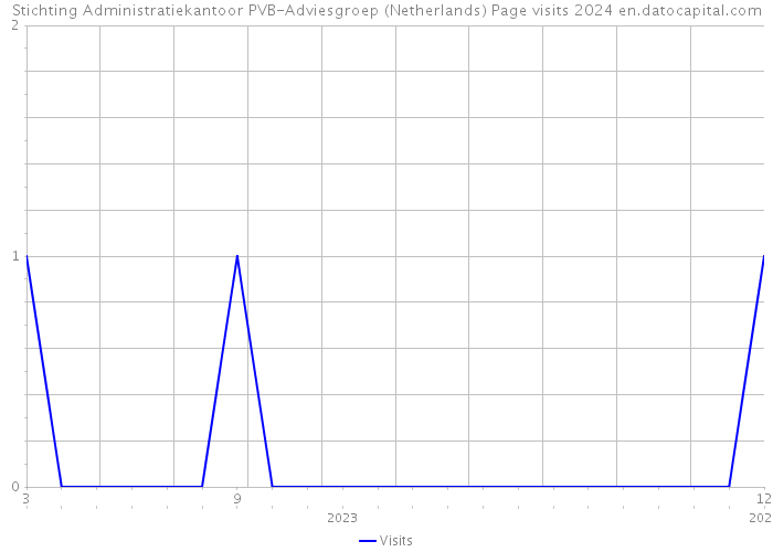 Stichting Administratiekantoor PVB-Adviesgroep (Netherlands) Page visits 2024 