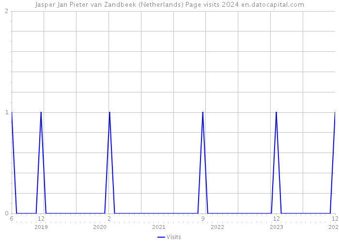 Jasper Jan Pieter van Zandbeek (Netherlands) Page visits 2024 