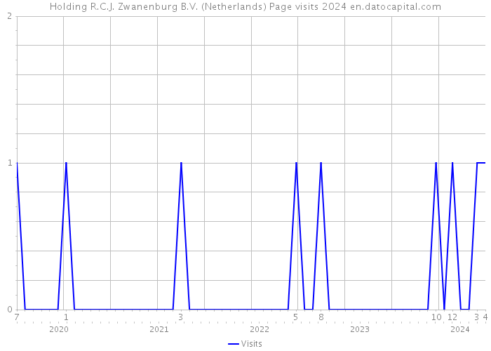 Holding R.C.J. Zwanenburg B.V. (Netherlands) Page visits 2024 