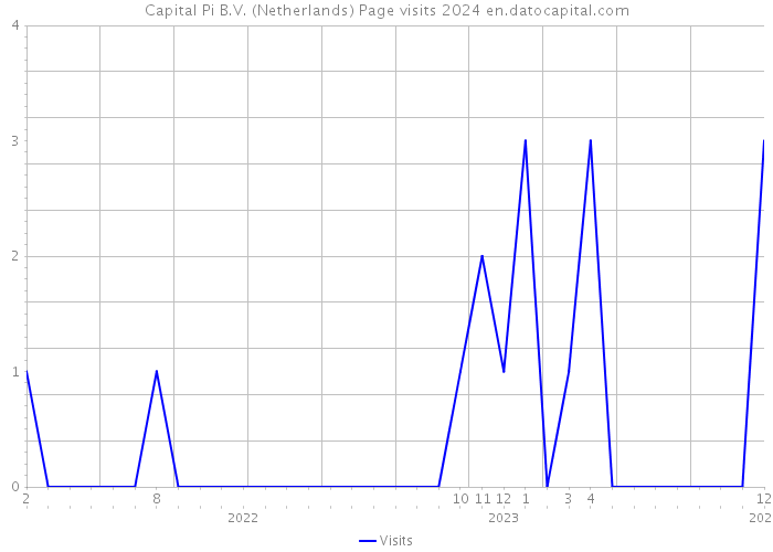 Capital Pi B.V. (Netherlands) Page visits 2024 