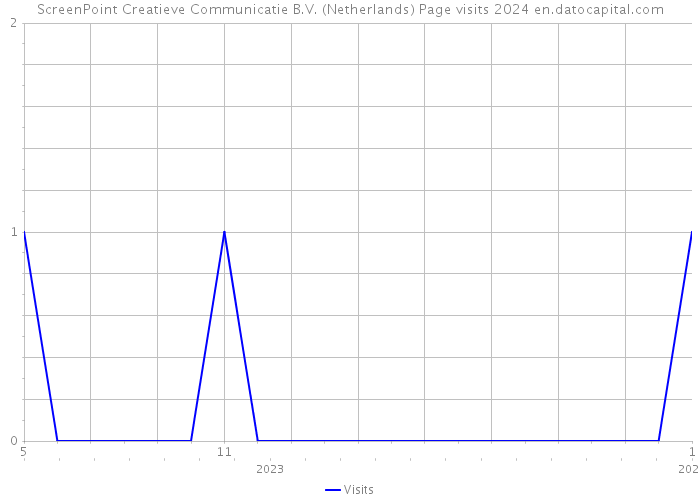 ScreenPoint Creatieve Communicatie B.V. (Netherlands) Page visits 2024 