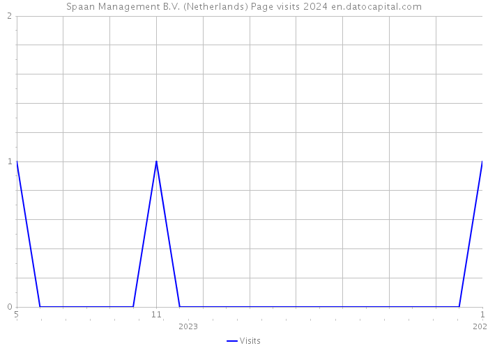 Spaan Management B.V. (Netherlands) Page visits 2024 