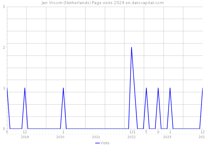 Jan Vroom (Netherlands) Page visits 2024 