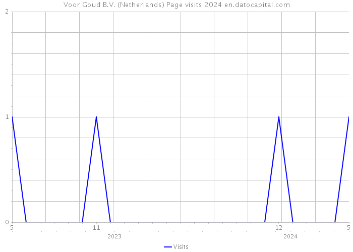 Voor Goud B.V. (Netherlands) Page visits 2024 