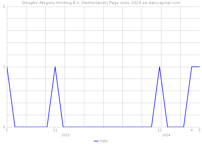 Steeghs-Megens Holding B.V. (Netherlands) Page visits 2024 