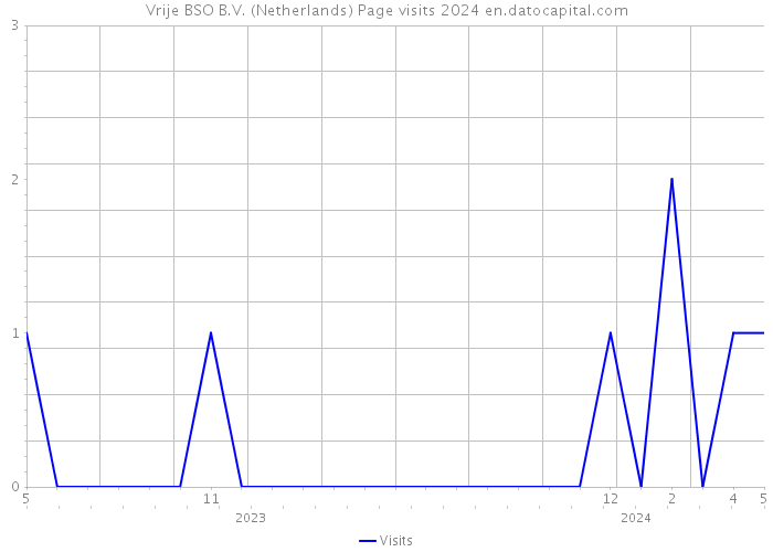 Vrije BSO B.V. (Netherlands) Page visits 2024 