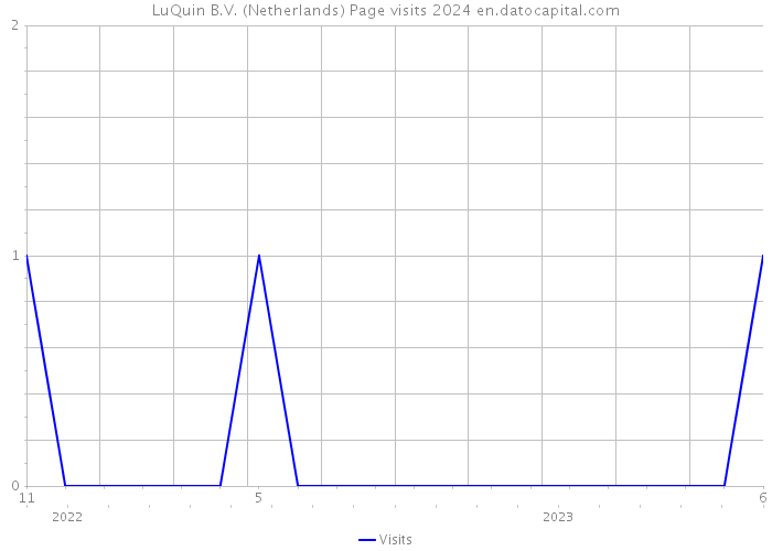 LuQuin B.V. (Netherlands) Page visits 2024 