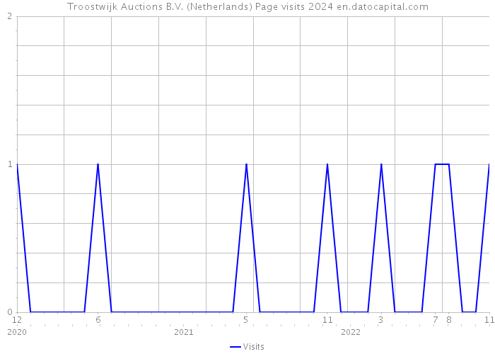 Troostwijk Auctions B.V. (Netherlands) Page visits 2024 