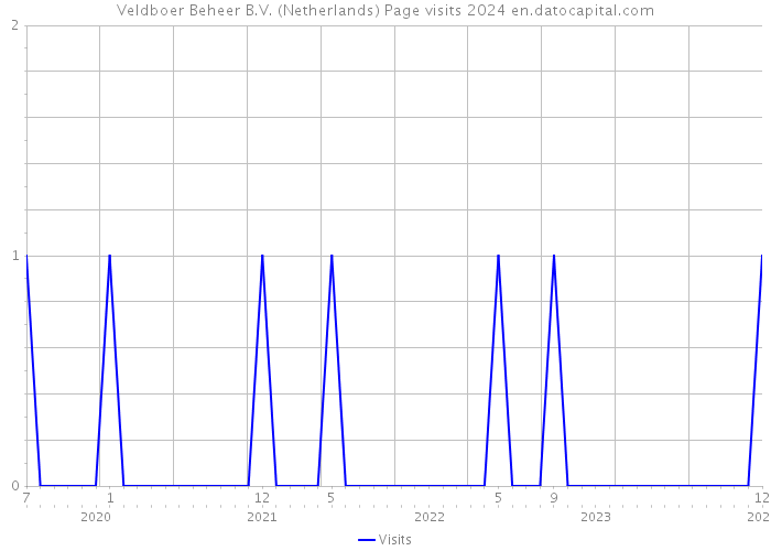 Veldboer Beheer B.V. (Netherlands) Page visits 2024 