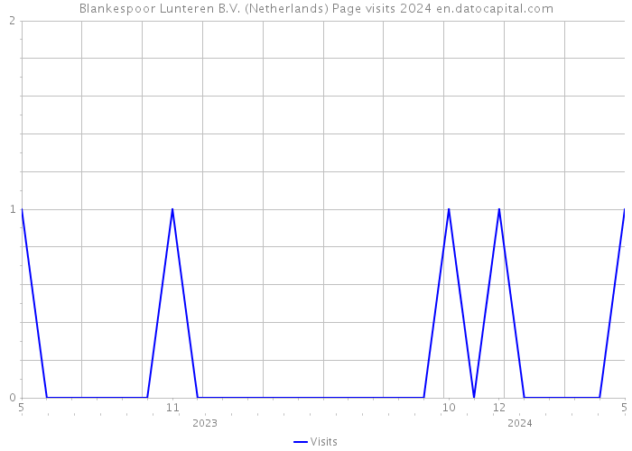 Blankespoor Lunteren B.V. (Netherlands) Page visits 2024 