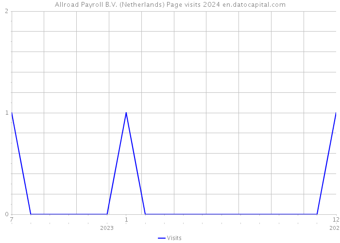 Allroad Payroll B.V. (Netherlands) Page visits 2024 