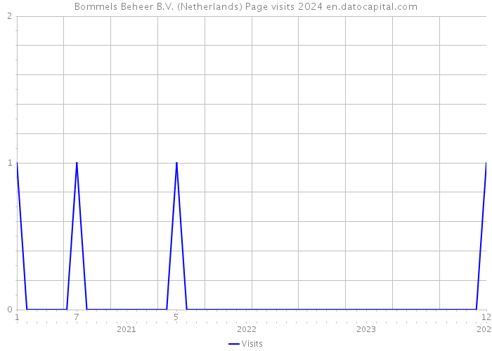 Bommels Beheer B.V. (Netherlands) Page visits 2024 