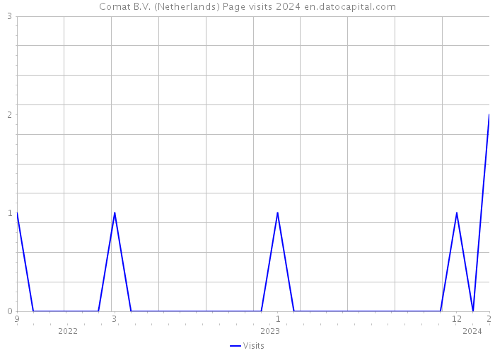 Comat B.V. (Netherlands) Page visits 2024 