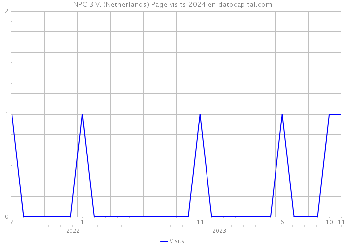 NPC B.V. (Netherlands) Page visits 2024 