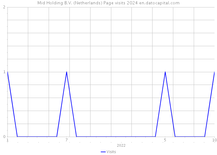 Mid Holding B.V. (Netherlands) Page visits 2024 