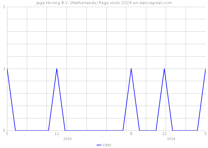 Jaga Hoving B.V. (Netherlands) Page visits 2024 