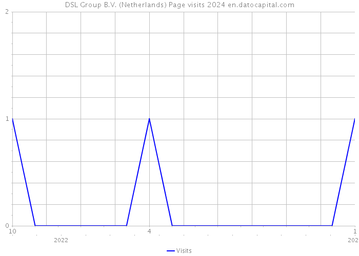 DSL Group B.V. (Netherlands) Page visits 2024 