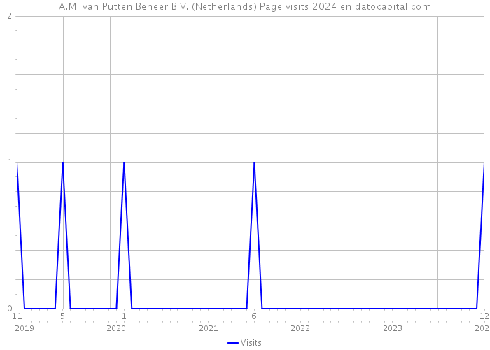 A.M. van Putten Beheer B.V. (Netherlands) Page visits 2024 