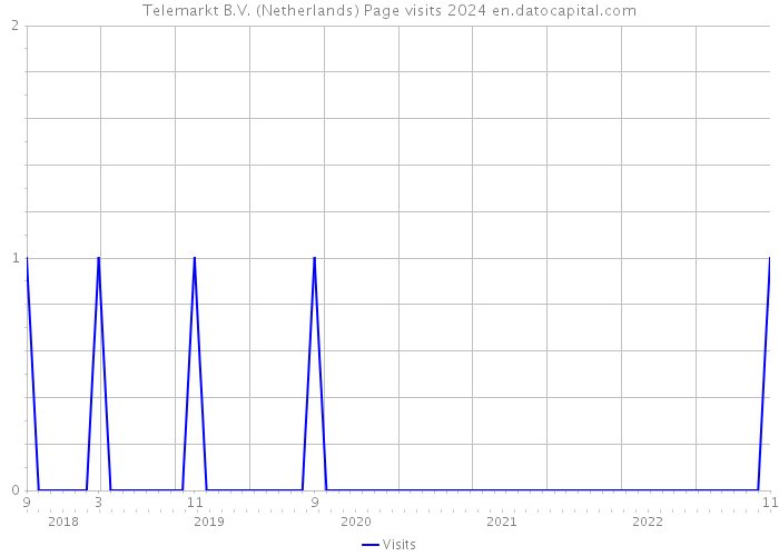 Telemarkt B.V. (Netherlands) Page visits 2024 