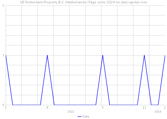 QP Rotterdam Property B.V. (Netherlands) Page visits 2024 