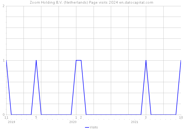 Zoom Holding B.V. (Netherlands) Page visits 2024 