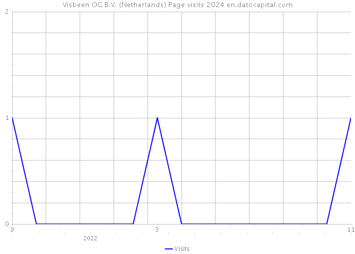 Visbeen OG B.V. (Netherlands) Page visits 2024 