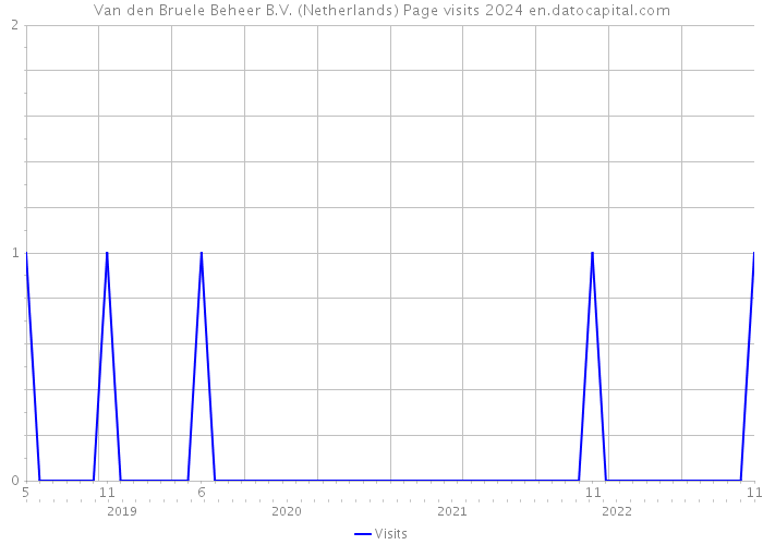 Van den Bruele Beheer B.V. (Netherlands) Page visits 2024 