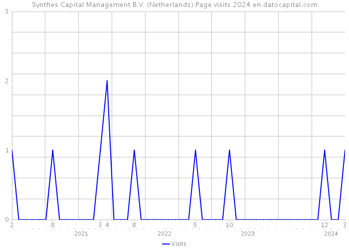 Synthes Capital Management B.V. (Netherlands) Page visits 2024 