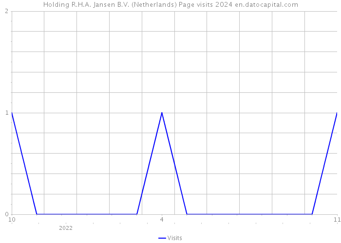 Holding R.H.A. Jansen B.V. (Netherlands) Page visits 2024 