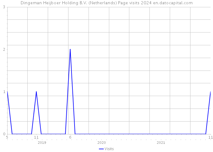 Dingeman Heijboer Holding B.V. (Netherlands) Page visits 2024 