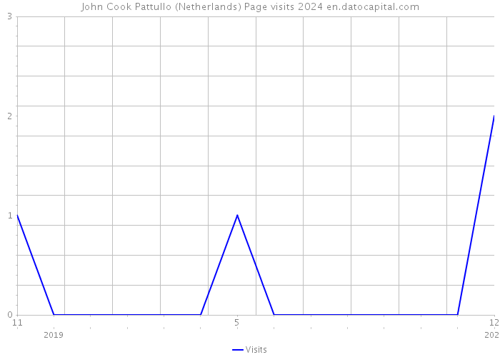 John Cook Pattullo (Netherlands) Page visits 2024 