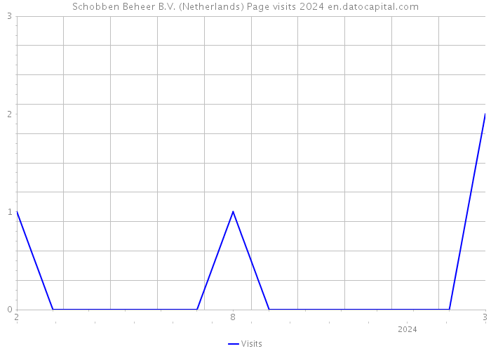 Schobben Beheer B.V. (Netherlands) Page visits 2024 