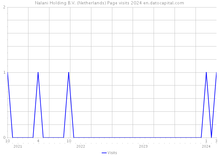 Nalani Holding B.V. (Netherlands) Page visits 2024 