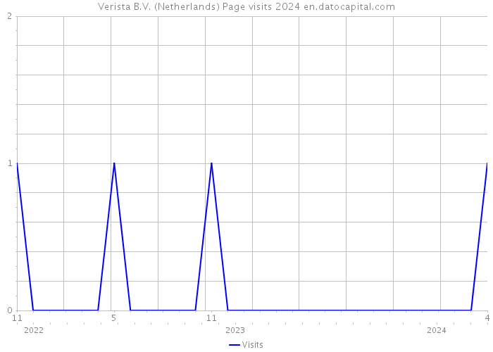 Verista B.V. (Netherlands) Page visits 2024 