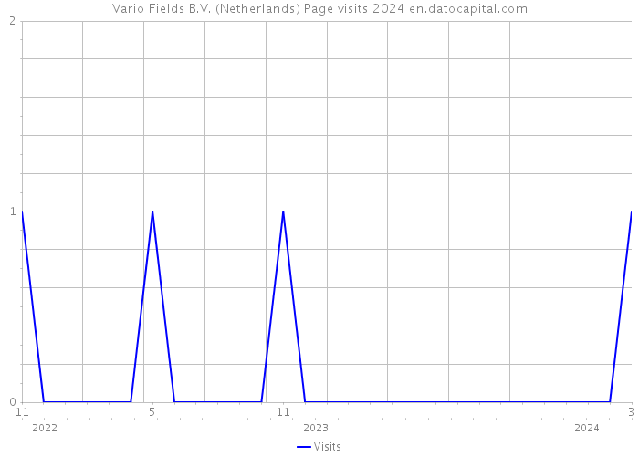 Vario Fields B.V. (Netherlands) Page visits 2024 