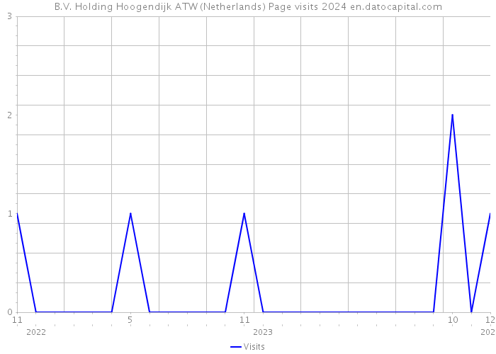 B.V. Holding Hoogendijk ATW (Netherlands) Page visits 2024 