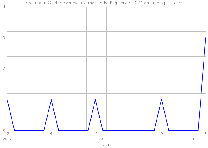 B.V. In den Gulden Fonteyn (Netherlands) Page visits 2024 