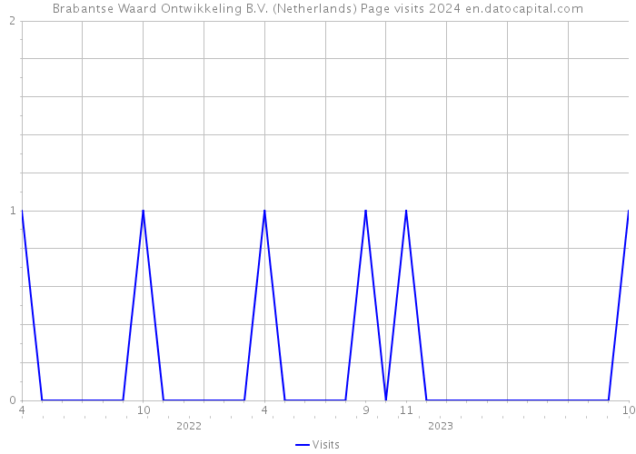 Brabantse Waard Ontwikkeling B.V. (Netherlands) Page visits 2024 