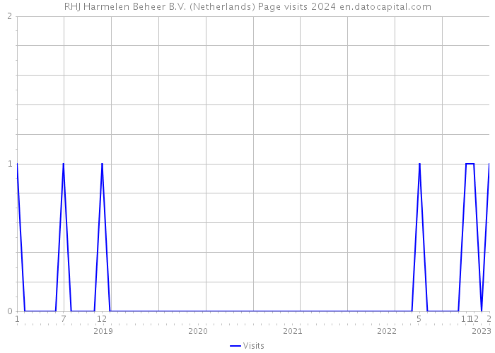 RHJ Harmelen Beheer B.V. (Netherlands) Page visits 2024 